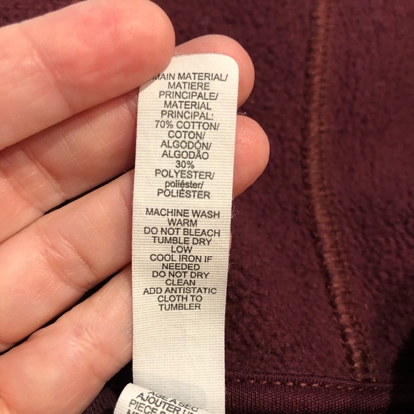 ⭐️ Adidas Burgundy Plum Wine Women's Hoodie MEDIUM - Picture 13 of 13